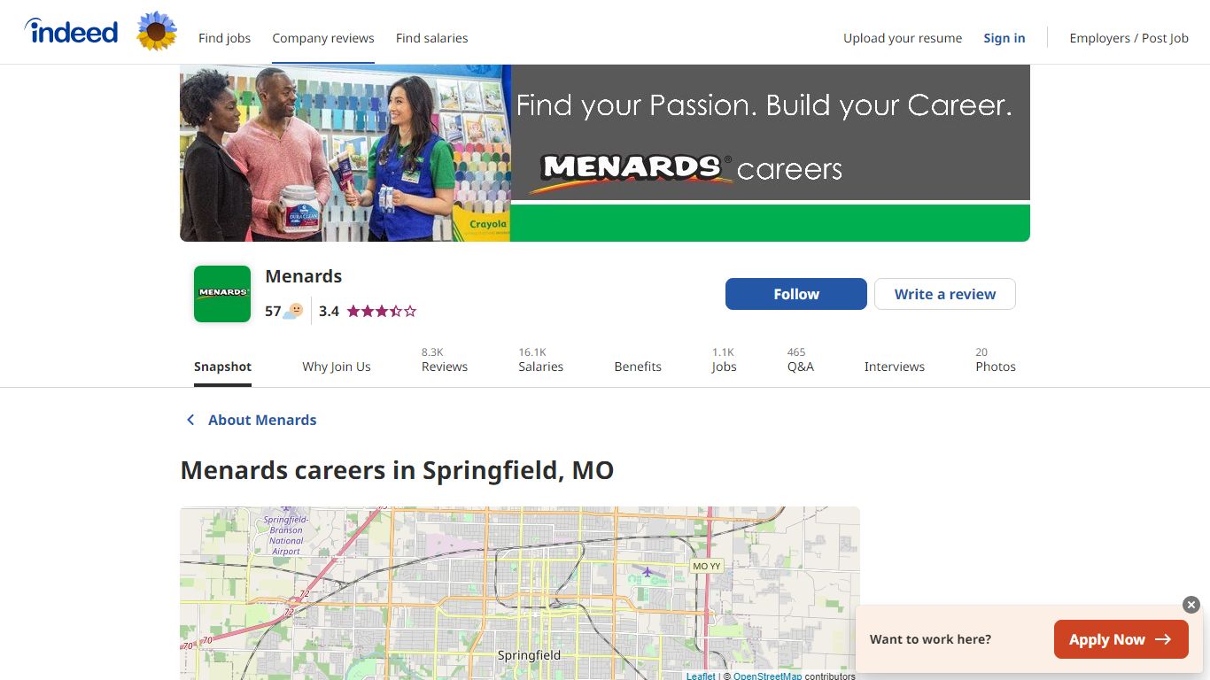 Menards careers in Springfield, MO | Indeed.com